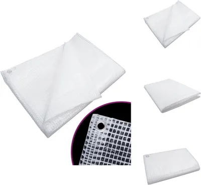 Image de vidaXL Bâche de couverture Leno 140 g/m² 6x12 m Blanc - Bâches