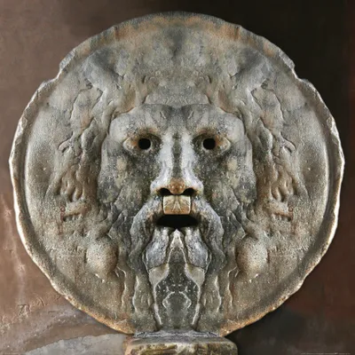 Obrázek produktu pro Umělecký obraz Řím - Bocca Della Verità (100 x 100 cm)