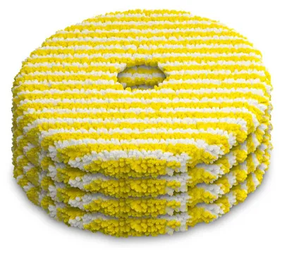 Immagine prodotto di Set di panni per mop Karcher per RVM 4 2.269-130.0 Giallo Bianco