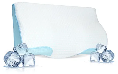 Obrázek produktu pro Prodyšný povlak na polštář pro polštáře z paměťové pěny, rozměr 60 x 35 cm