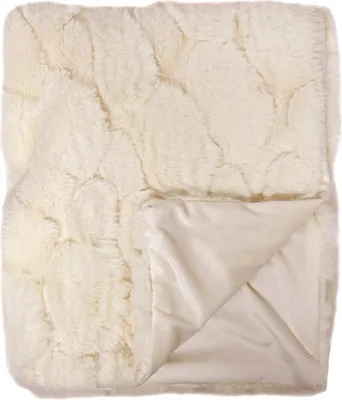 Produktbild von Dutch Decor Wohndecke Kunstfell Pommelien 130x160 cm Beige