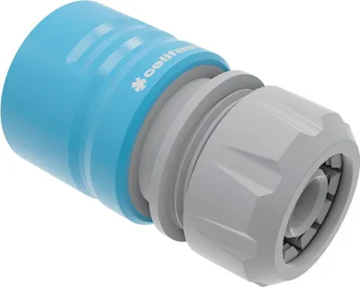 Produktbild von CELLFAST 50-630, Schlauchanschluss, 5/8 1/2", ABS, Polycarbonat (PC), Blau, Grau