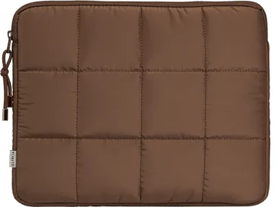 Produktbild von Selencia Puffy Laptop Hülle 13-14 Zoll - Laptop Sleeve - Mocha Brown