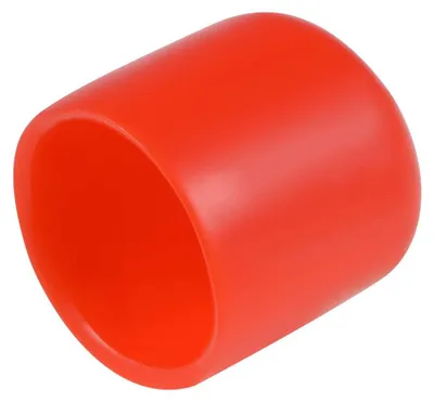 Schraubenschutzkappen, 10 Stück, 21 mm, rund, rot