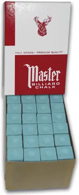 Obrázok produktu pre Biliardová krieda Master 72 zelená snookerová krieda