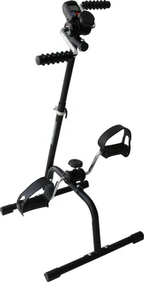 Obrázek produktu pro Bonplus BP | Minibike | Domácí trenažér | Pedalizér pro paže a nohy | Cvičení doma | Nastavitelná intenzita | Protiskluzové pedály | Senioři nebo osoby s omezenou pohyblivostí
