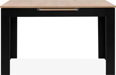 Produktbild von finori Birmingham 80A Auszugstisch, Nachbildung Artisan Oak / schwarz Maß: B x H x T ca. 125-165 x 75 x 80 cm