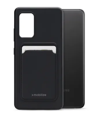Immagine prodotto di Custodia in silicone morbido per Samsung Galaxy A32 4G, colore nero opaco, marca Mobilize