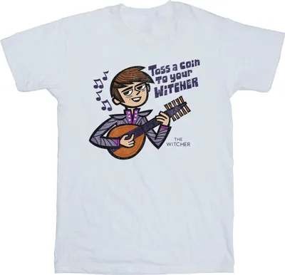 Produktbild von Netflix - "The Witcher The Bard Performs" T-Shirt für Herren BI48355 (M) (Weiß)