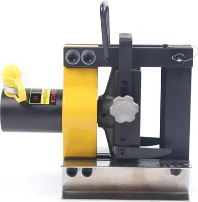 Produktbild von Hydraulische Rohrbiegemaschine - Rohrbieger 16 t - Druckkraft 16 Tonnen - Robuste Stahlkonstruktion - Für Stahl- und Metallrohre - Gelb