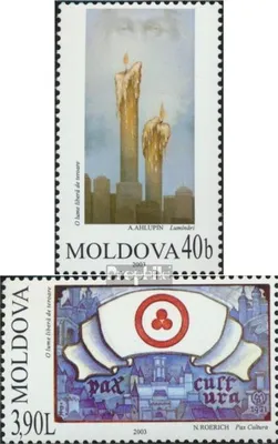 Produktbild von Briefmarken Moldawien 2003 Mi 472-473 (kompl.Ausg.) postfrisch Kampf gegen den Terror