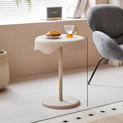 Produktbild von Couchtisch Beistelltisch Nachttisch Ablagetisch runder Beistelltisch kleiner Couchtisch 42*57cm Khaki /BJKQB/