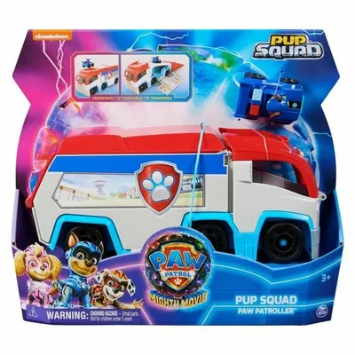 Zdjęcie produktu dla PAW Patrol PAW VHC Pup Squad Patroller PPTMM GML, Zestaw pojazdów, PAW Patrol, 3 lat(a), Plastik, Wielobarwny