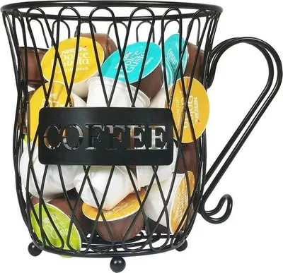 Produktbild von Famanu Becherhalter Kaffeekapsel-Organizer mit großer Kapazität - für 50 Kaffeetassen
