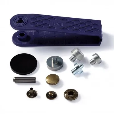 Produktbild von PRYM Nähfrei-Druckknopf Anorak, 12 mm, altmessing