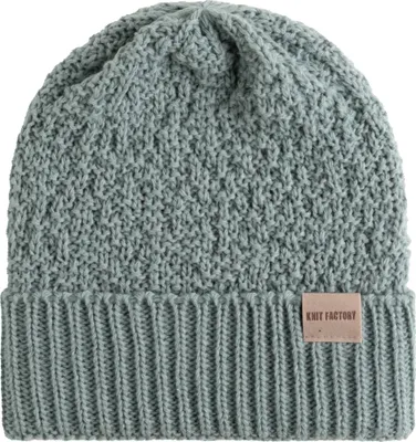 Produktbild von Knit Factory Haze Mütze - Stone Green - One Size