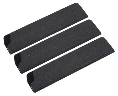 ABS-Messenschoner 3er-Set, 5 Zoll, schwarz