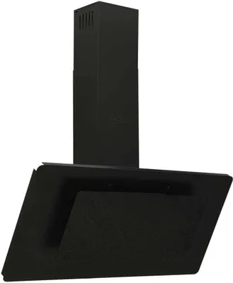 Obrázek produktu pro Nástěnná digestoř 90 cm nerezová ocel a tvrzené sklo černá
