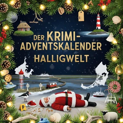 Produktbild von Der Krimi-Adventskalender Halligwelt