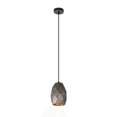 Obrázek produktu pro Moderní grafitová závěsná lampa Italux Harley MDM-3480/1 GR+GD