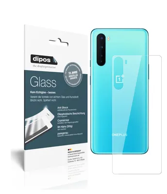 Produktbild von 1x Schutzfolie für OnePlus Nord Rückseite - Anti-Shock 9H Folie dipos Glass Kunststoffglas