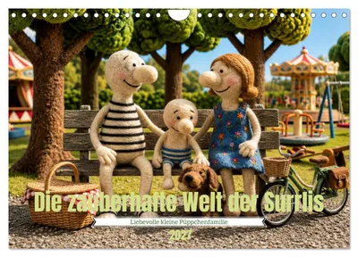 Produktbild von Die zauberhafte Welt der Surrlis (Wandkalender 2027 DIN A4 quer), CALVENDO Monatskalender