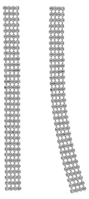 Produktbild von Empire A4925-HT silberne lange Ohrringe