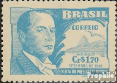 Produktbild von Briefmarken Brasilien 1948 Mi 732 (kompl.Ausg.) postfrisch Uruguay