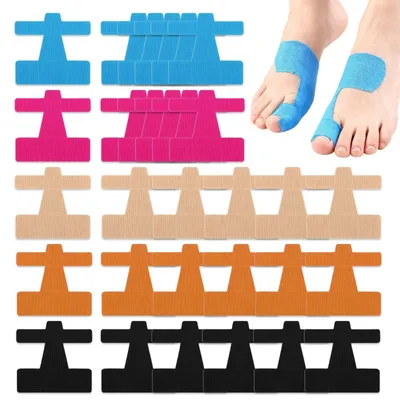 Obrázek produktu pro Kinesio Tape - 30 kusů pro Hallux Valgus - Prodyšné a měkké
