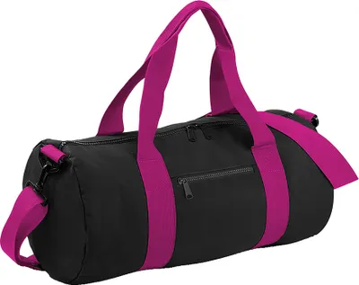 Produktbild von Bagbase Seesack / Reisetasche, 20 Liter BC2526 (Einheitsgröße) (Schwarz/Fuchsia)