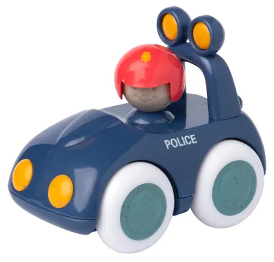 Obrázek produktu pro Tolo– policejní autíčko – ekologická hračka pro děti od 1 roku