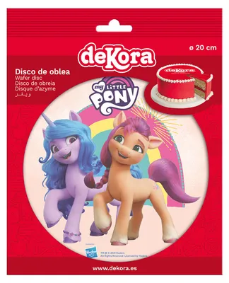 Produktbild von Dekora My Little Pony Film 2 : Essbarer Tortenaufleger 20cm