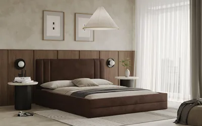 Obrázek produktu pro Postel ALCAMO 120x200 hnědá s úložným prostorem