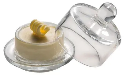 Produktbild von APS 15925 Butterservierer, Butterglocke, Ø 9 cm, Höhe 9 cm, Glas