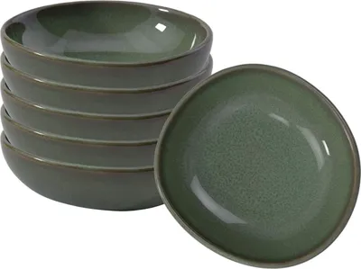 Image de Villeroy & Boch 1042953820, Ravier, Rond, Grès, Vert, 0,06 l, Lave