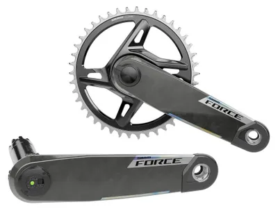 Produktbild von SRAM Kurbelgarnitur Quarq Force XPLR E1 160 mm - präziser Leistungsmesser für...