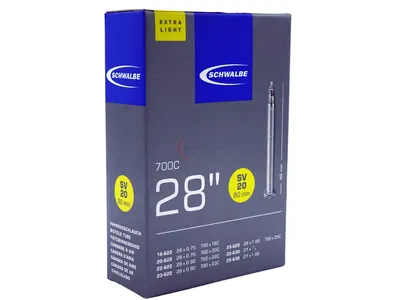 Zdjęcie produktu dla Schwalbe Tube 18-25 mm Rura rowerowa 80.0 Presta