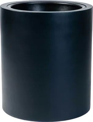 Produktbild von VIVANNO Pflanzkübel Fiberglas ESTRA Schale, Anthrazit matt - 35x40 cm