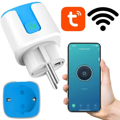 Produktbild von Tuya TU402 Smart-Steckdose programmierbar mit Strommessung
