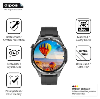 Produktbild von 6x Schutzfolie für Kuisoe Alpha Pro klar Displayschutzfolie Folie Display Schutz dipos