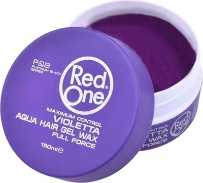 Image de RED ONE Aqua Hair Gel Wax Full Force Cire pour cheveux Violetta 150ml