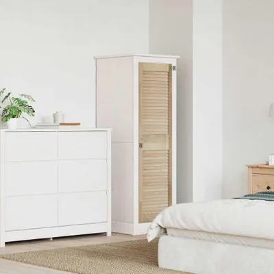 Immagine prodotto di vidaXL Porta armadio naturale 140,5 x 2,1 x 39,5 cm Legno di pino massiccio