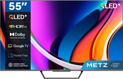 Obrázok produktu pre Metz MQD7500, 139,7 cm (55"), 3840 x 2160 px, QLED, Smart TV, Wi-Fi, Čierna
