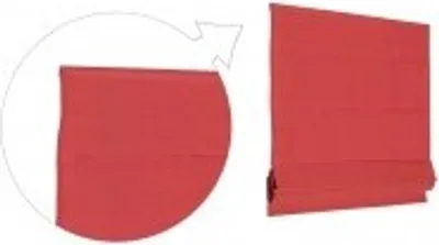 Obrázek produktu pro Základní římská roleta 80x175 cm červená Římské rolety