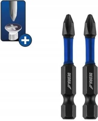 Immagine prodotto di Punte per cacciavite a percussione Phillips PH2 50 mm, 2 pezzi