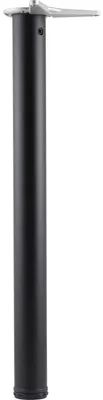 Produktbild von Camar Tischfuß rund Ø 60 x 700 mm Stahl, schwarz matt höhenverstellbar