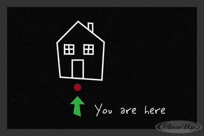 Produktbild von You are here Fußmatte - Fußmatten