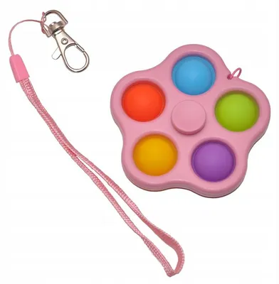 Image de ASZ Spinner Anti-Stress Rose avec Lanière pour Tableau