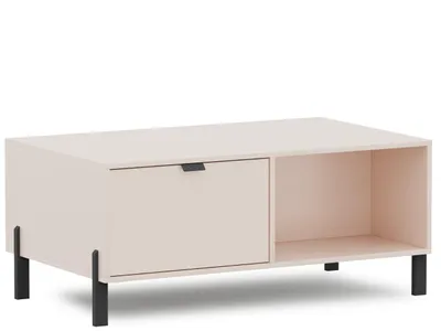 Produktbild von Couchtisch CREMONA 107x46x65 cm – Modernes Design mit praktischem Stauraum