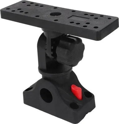 Image de Plaques de montage pivotantes pour sondeurs, noir, bateau, kayak, GPS